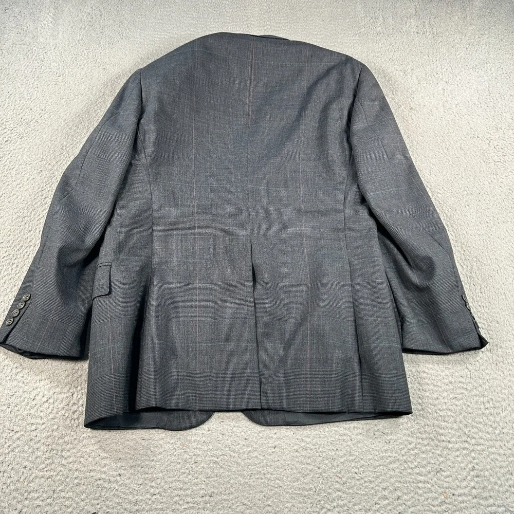 Vintage Polo Ralph Lauren Blazer Coat Mens 40 Gray Wool Polo University Club USA